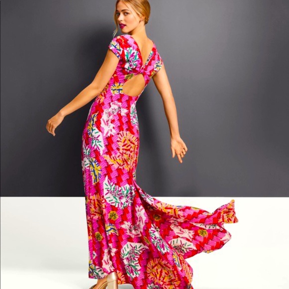 Zac Posen for Target Safety-Pin Print Gown Size S